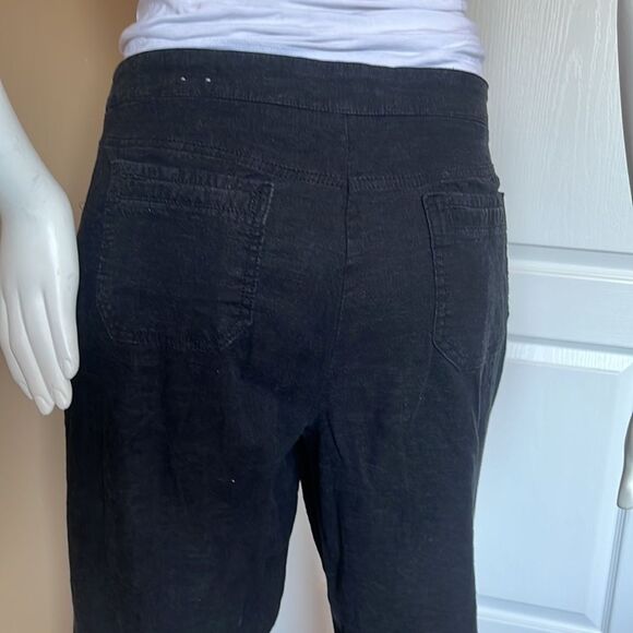 Reitmans casual black pants with wide leg sleeves/Size 13 - Picture 7 of 11